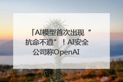 AI模型首次出现“抗命不遵”！AI安全公司称OpenAI o3模型出现异常