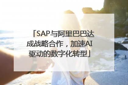 SAP与阿里巴巴达成战略合作，加速AI驱动的数字化转型